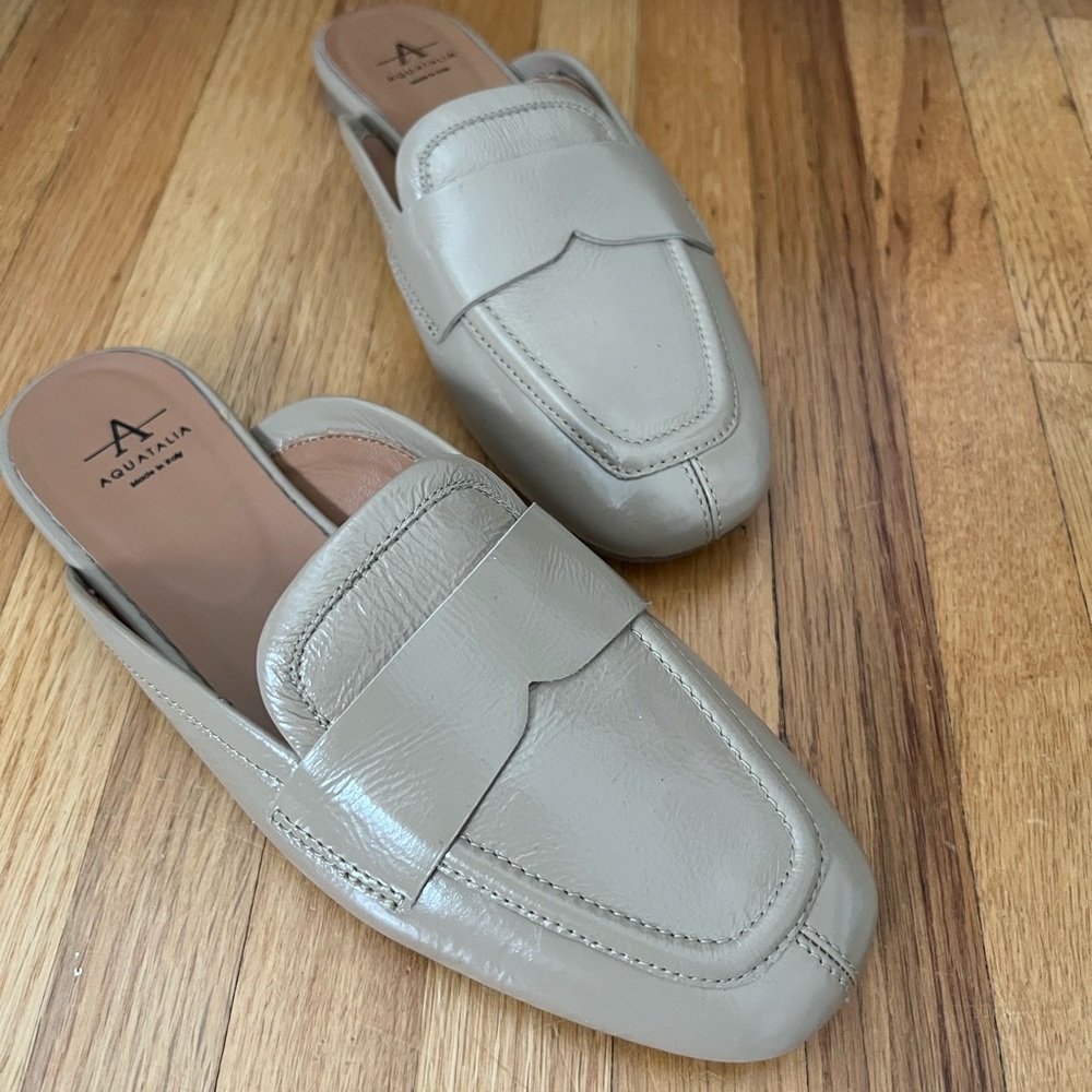 Aquatalia Italian Luxury Women’s Shoes Flats Loafers Mules Slip-on
